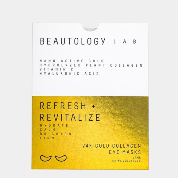 NWT, Milk+ Honey, Beautology Lab 24K Gold Collagen Eye Masks, 1 PAIR - Picture 1 of 4